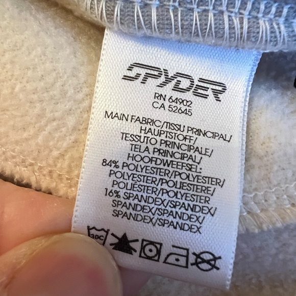 Spyder Women's Ski Jacket in Cream - Picture 9 of 9